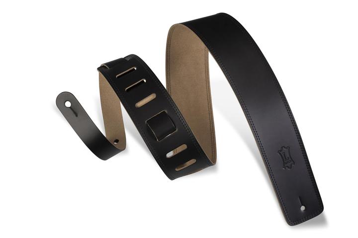 Levy's Leather Classic Series Guitar Strap, Black - British Audio