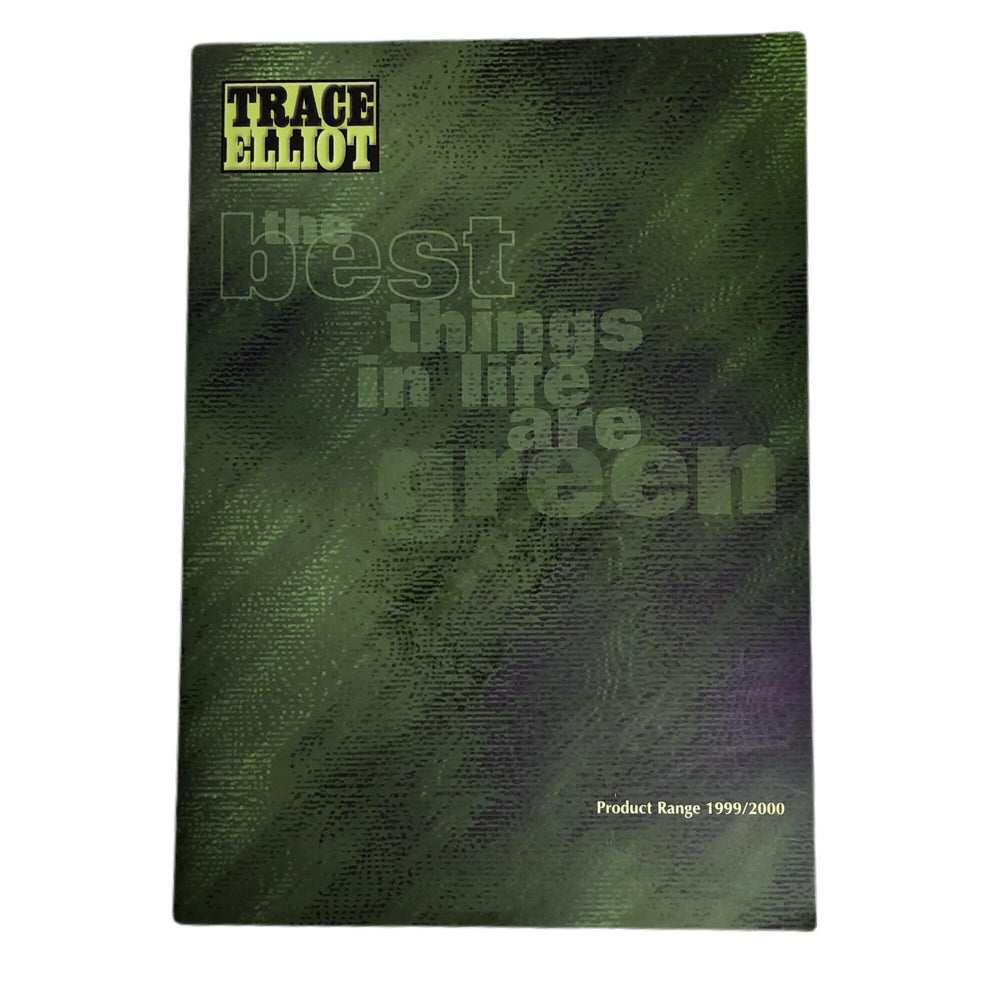 Trace Elliot  Catalog "the best things in life are green" Product Range 1999/2000 NOS