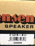 Jensen Vintage C12R8 12-inch Ceramic Speaker 8 Ohm NOS