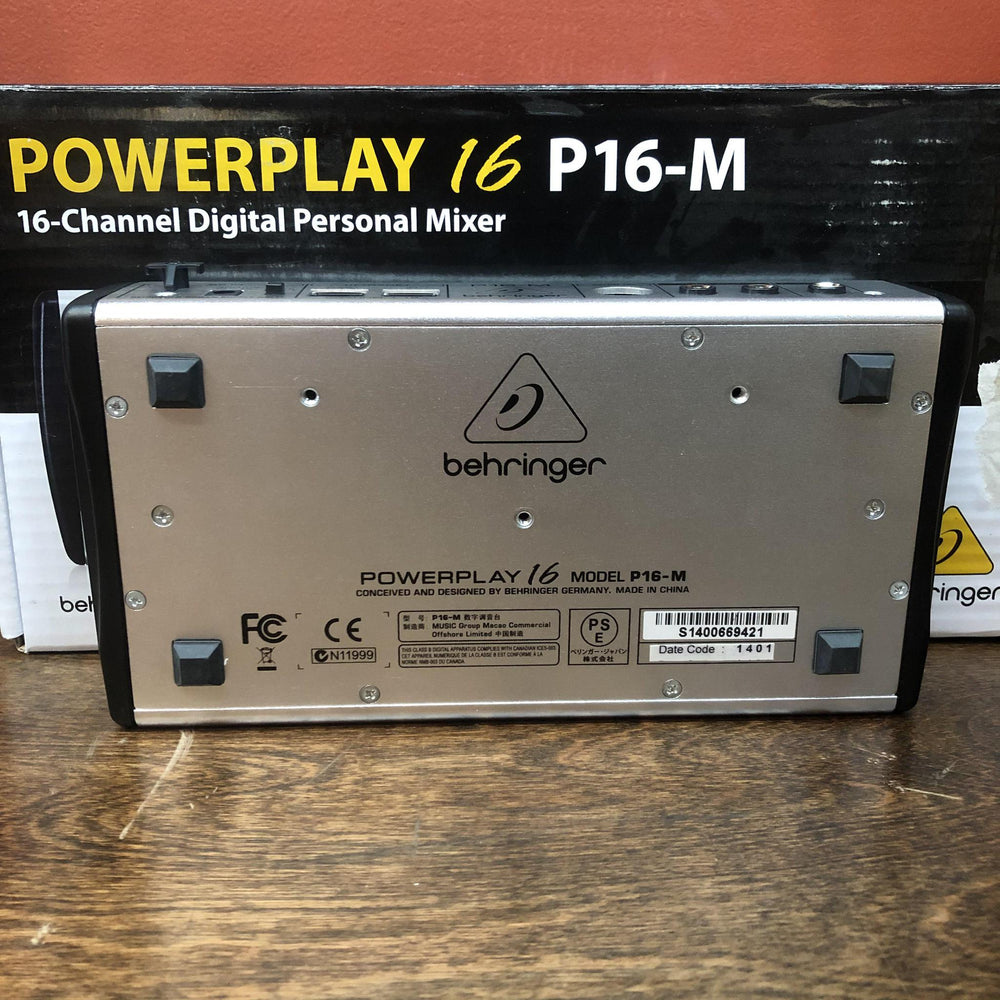 Behringer Powerplay P16-M 16 Channel Digital Personal Mixer ~ Pre-Owned