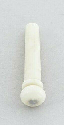 Allparts Camel Bone Bridge Pins BP 2854-080 Mother of Pearl Dot Acoustic Guitar - British Audio