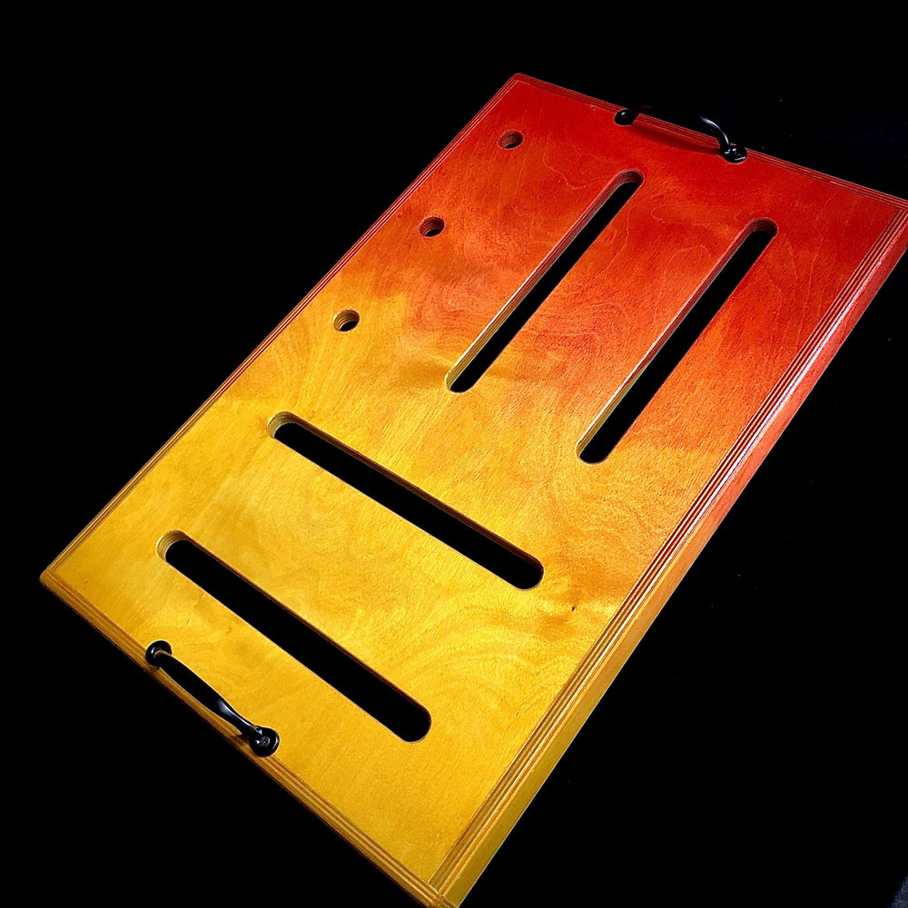 Sam Hill Custom "Flame"  Pedalboard - British Audio