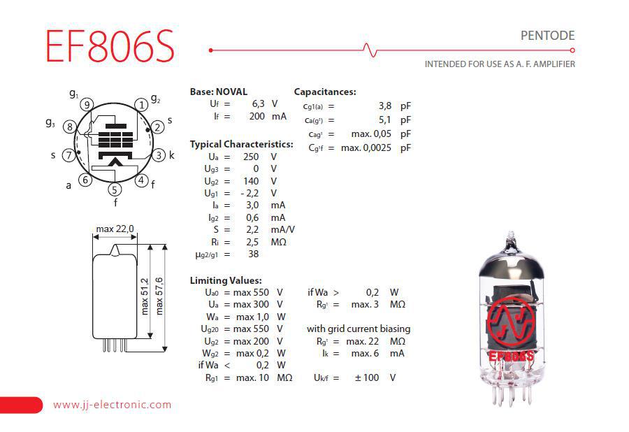 JJ EF806S -EF86 / 6267