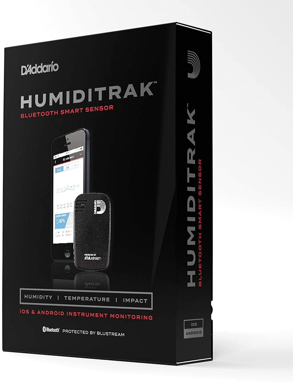 D'Addario Humiditrak - Bluetooth Humidity and Temperature Sensor PW-HTK-01