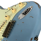 Vintage®  V6 ICON Electric Guitar ~ Distressed Laguna Blue