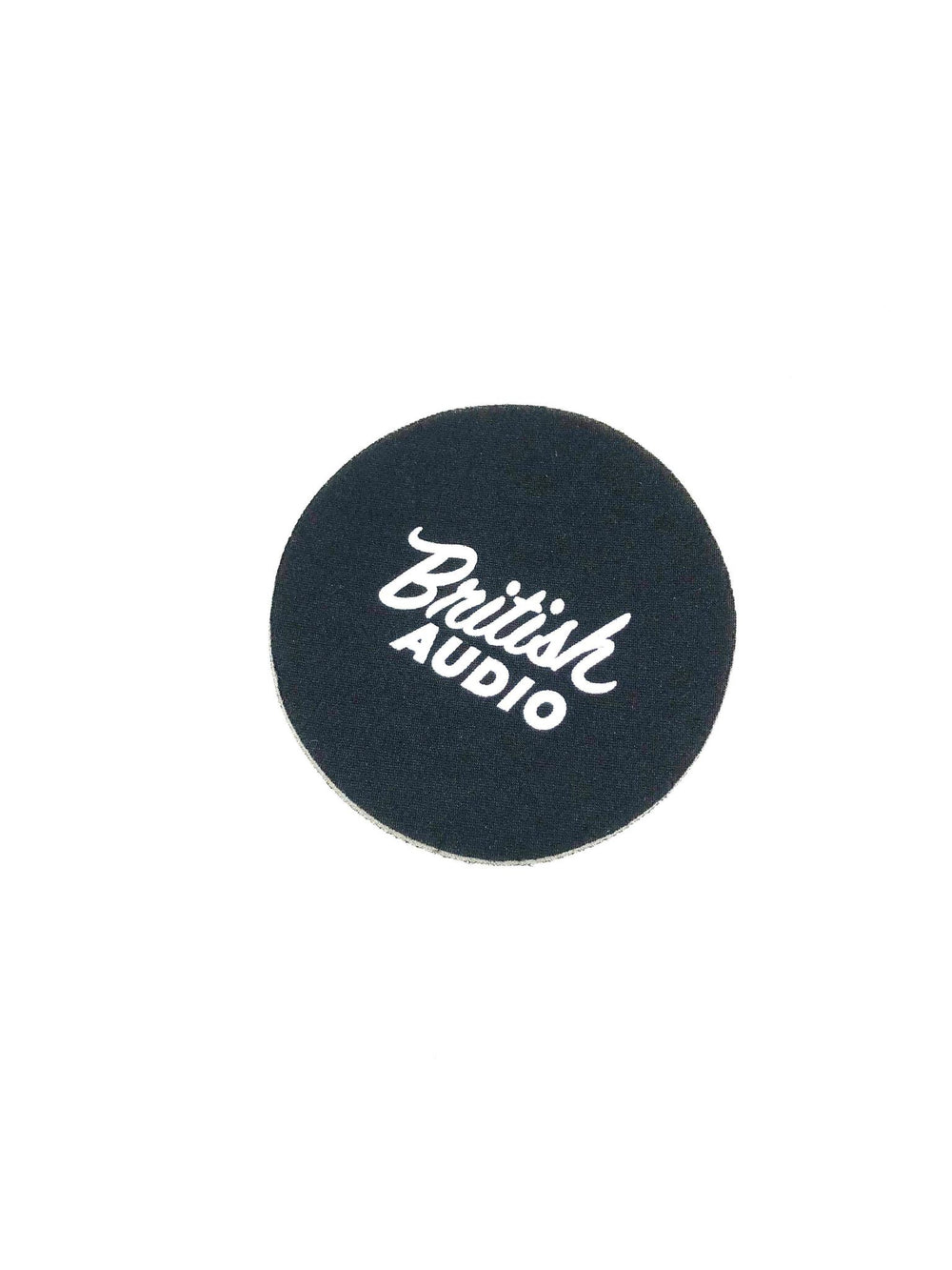 British Audio Black and White Foam Coaster - British Audio