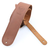 British Audio Brown Leather Guitar Strap - British Audio