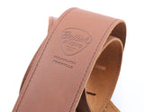 British Audio Brown Leather Guitar Strap - British Audio