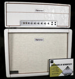 Bernie Marsden #3 Signature 1959HWBM & 1936VBM White Snakeskin - British Audio