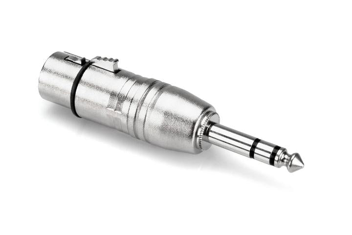 Hosa Technology Adaptor XLR3F to 1/4 in TRS - British Audio