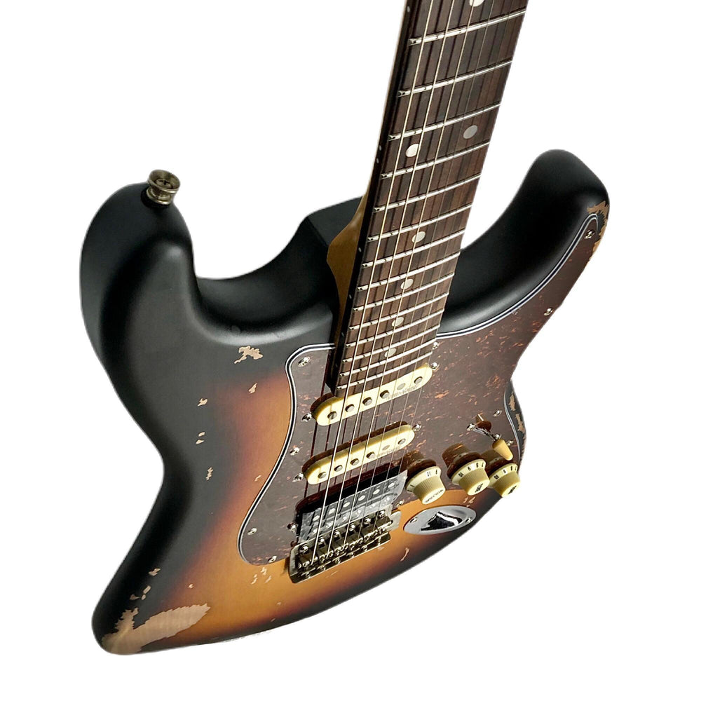 Vintage® V6HMRSB 'Relic Sunburst' Aged Chrome Hardware