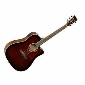 Tanglewood TW5 WB Winterleaf Dreadnought with Electronics Whiskey Barrel - British Audio