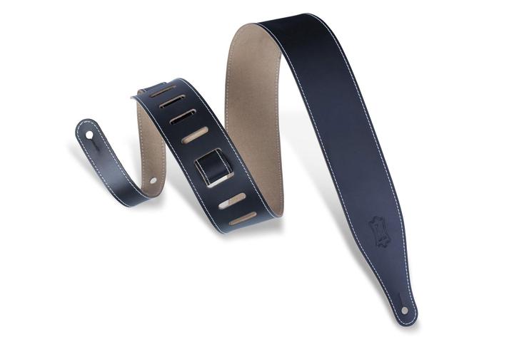 Levy's Leather Classic Series Guitar Strap, Black - British Audio