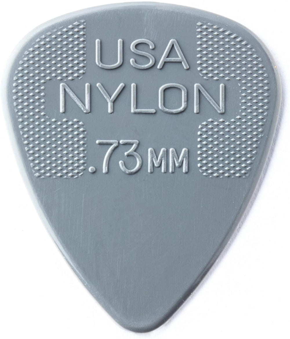 Dunlop 44P.73mm Nylon Standard Guitar Picks, 12-Pack