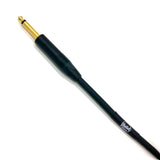 British Audio Pro Performance Silent Instrument Cable - Straight Silent to Straight (Black Jacket) - British Audio