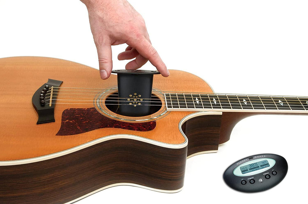 D'Addario Acoustic Guitar Humidifier with Digital Humidity & Temperature Sensor PW-GH-HTS