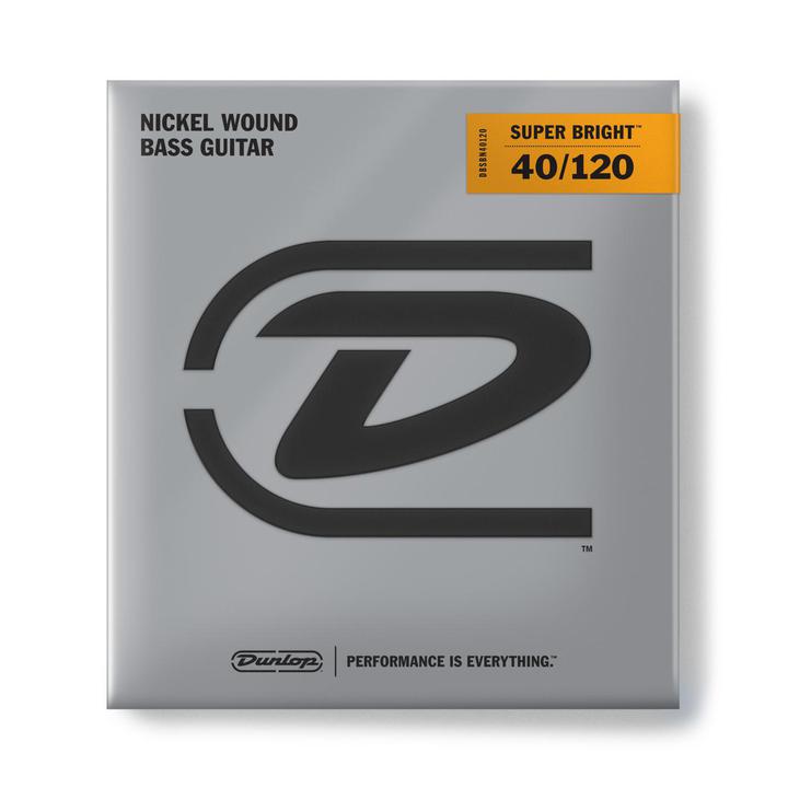 DUNLOP SUPER BRIGHT BASS STRINGS SET/5 40-120 - British Audio