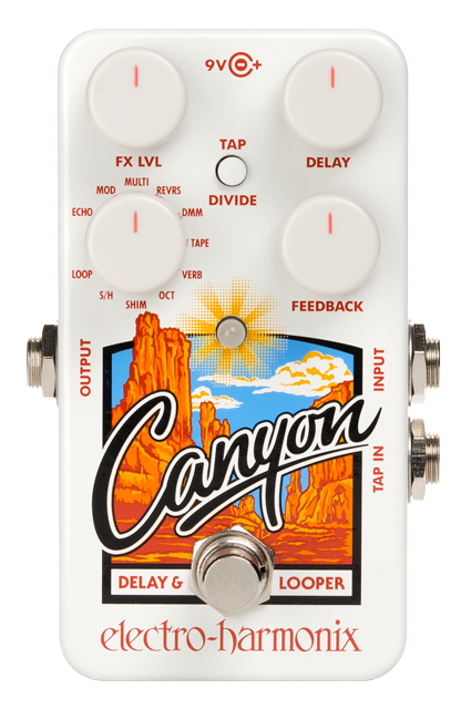 Electro Harmonix Canyon Delay and Looper White - British Audio