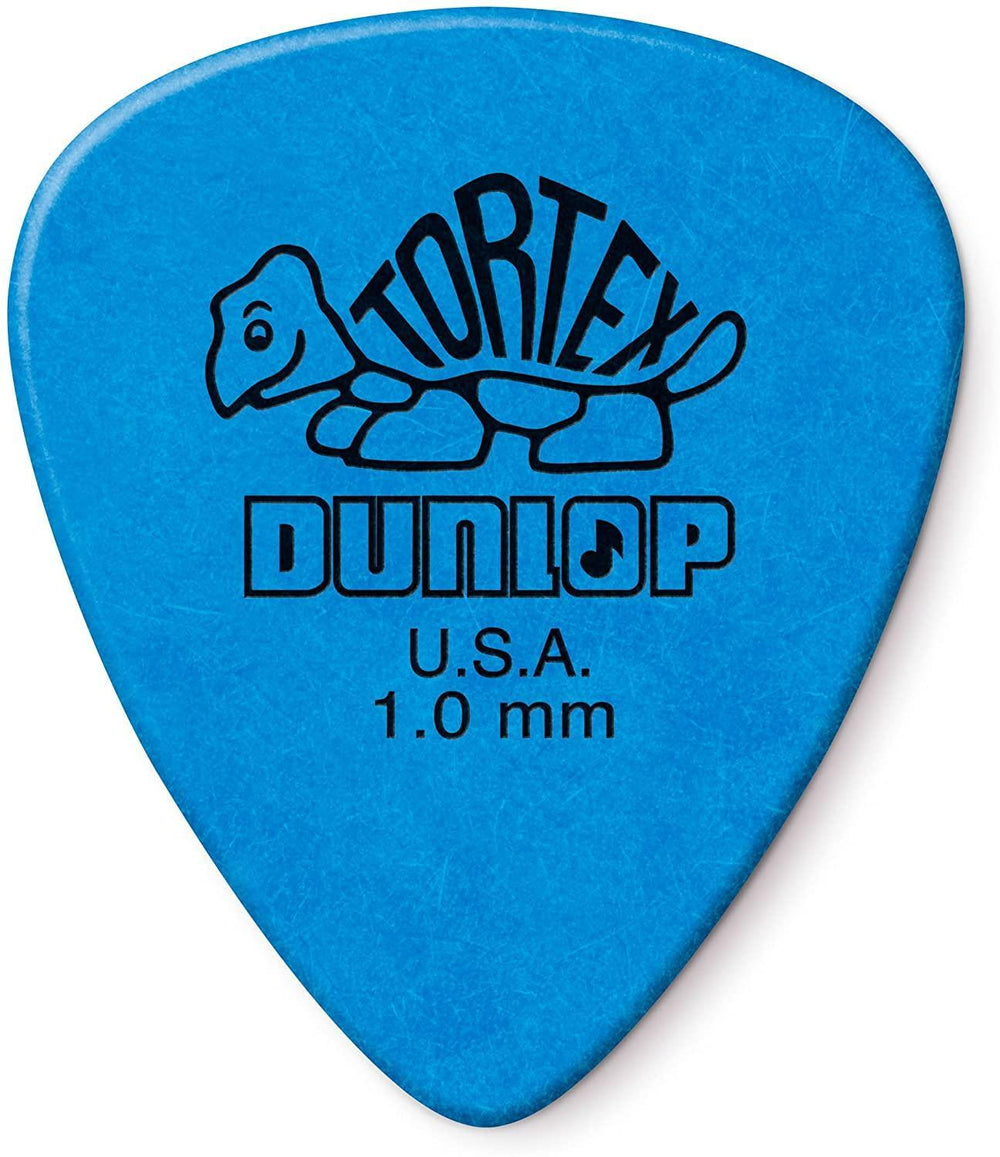 Dunlop Tortex Standard 1.0mm Blue Guitar Pick - 12 Pack  (418P1.0)