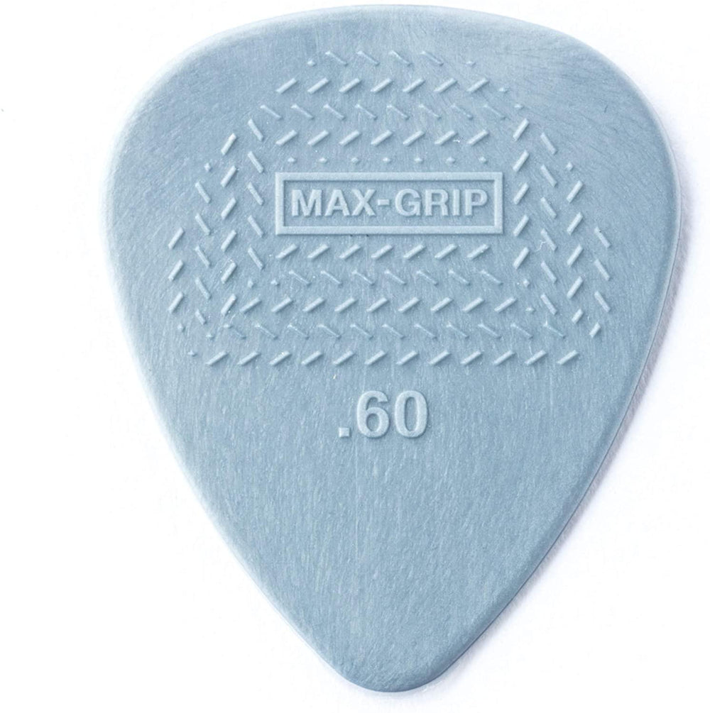 Dunlop 449P.60 Max-Grip Nylon Standard, Light Gray, .60mm, 12/Player's Pack