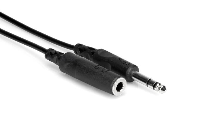 Hosa Technology Headphone Extension Cable 1/4 in TRS to 1/4 in TRS, 10 ft. - British Audio