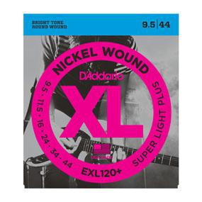 D'Addario EXL120+ Nickel Wound, Super Light Plus, 9.5-44 - British Audio