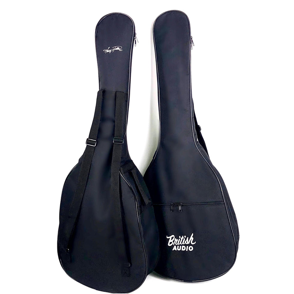 British Audio Acoustic Guitar Gig Bag with Silver Logo - British Audio