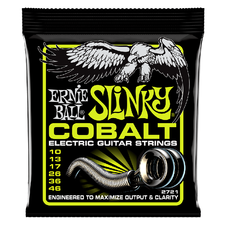 ERNIE BALL REGULAR SLINKY COBALT ELECTRIC GUITAR STRINGS - 10-46 GAUGE - British Audio