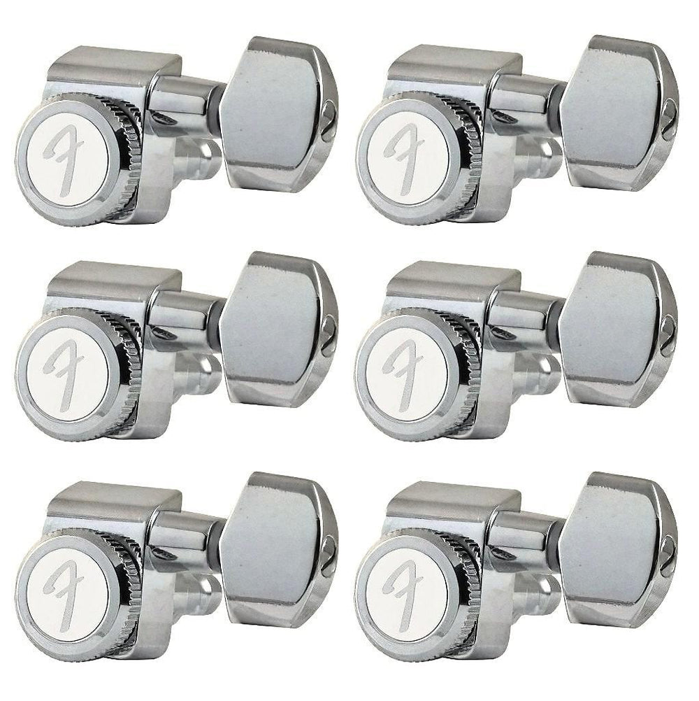 Fender Locking Stratocaster®/Telecaster® Tuning Machines (Polished Chrome) (6)