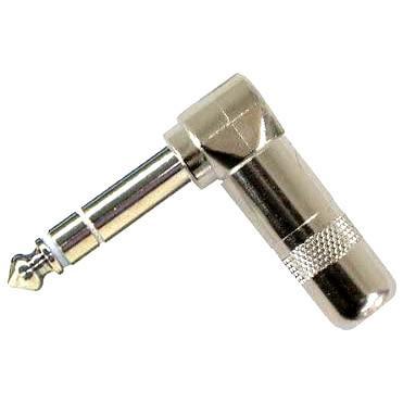 Switchcraft 236 Stereo TRS Right Angle Male 1/4-Inch Plug, Nickel Finish