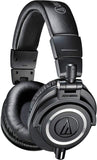 Audio-Technica ATH-M50X Professional Studio Monitor Headphones, Black