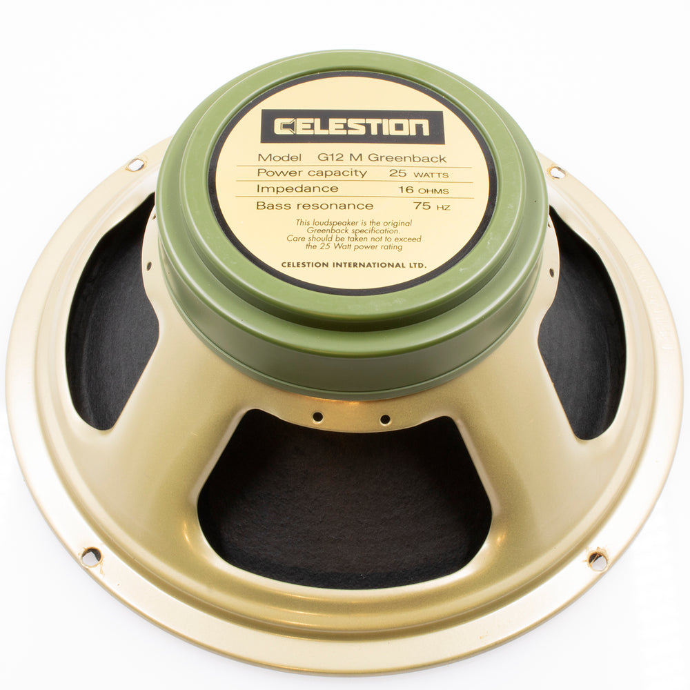 Celestion NOS G12M 'Greenback' 16 Ohm — Made in the UK - British Audio