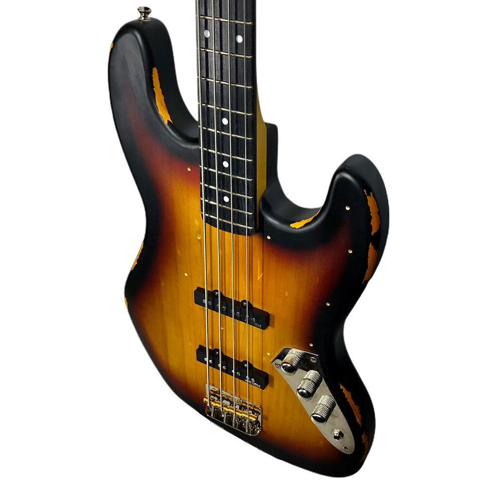 Vintage VJ74MRSSB Bass Icon ~ Sunburst