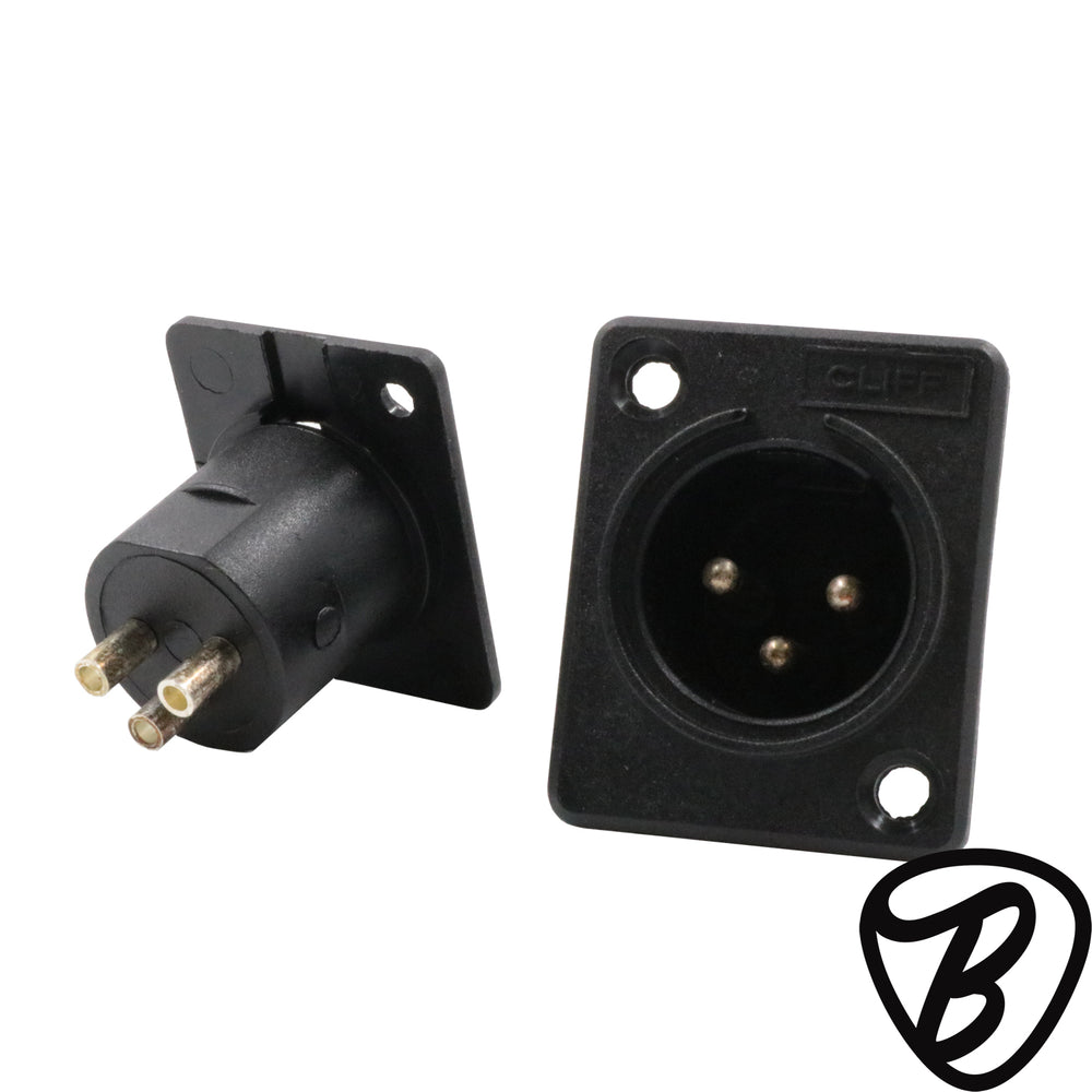 Trace XLR Panel Mount Male - British Audio